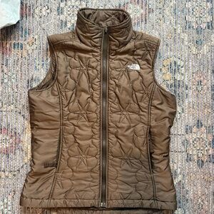The North Face Brown Quilted Vest